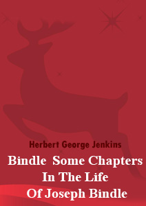 Bindle Some Chapters in the Life of Joseph Bindle