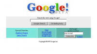 Google web search engine